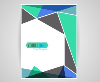 cover layout design Brochure Flyer template design, book cover 