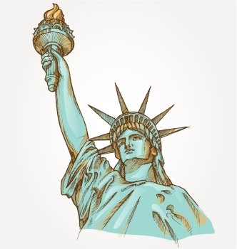 statue of liberty hand dawn on background. statue of liberty hand dawn . statue of liberty hand dawn on background