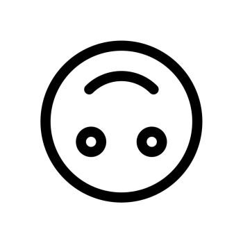 upside down emoji, icon on isolated background