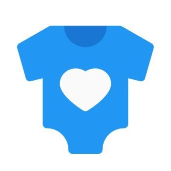 baby jumpsuit, icon on isolated background