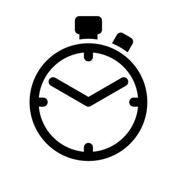 stopwatch, icon on isolated background