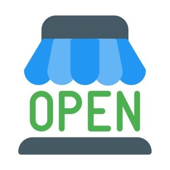 Open grocery store