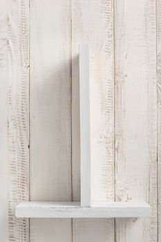 shelf at  wooden background texture