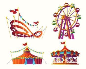 circus theme park set