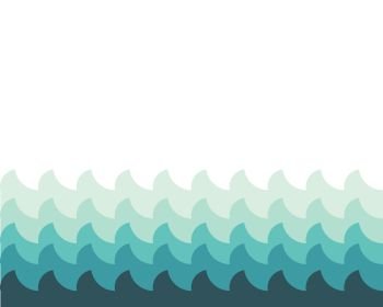 Seamless Abstract Wave Pattern illustration design