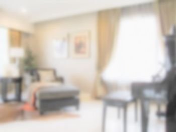 blur image of modern luxury living room interior