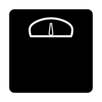 Weight scale icon .