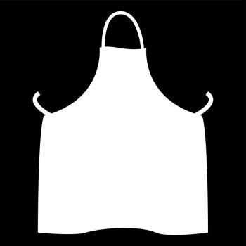 Kitchen apron  icon .. Kitchen apron icon .