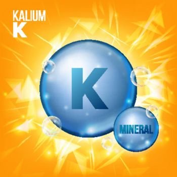 K Kalium Vector. Mineral Blue Pill Icon. Vitamin Capsule Pill Icon. Substance For Beauty, Cosmetic, Heath Promo Ads Design. 3D Mineral Complex With Chemical Formula. Illustration. K Kalium Vector. Mineral Blue Pill Icon. Vitamin Capsule Pill Icon. Substance For Beauty, Cosmetic, Heath Promo Ads Design. Mineral Complex With Chemical Formula. Illustration