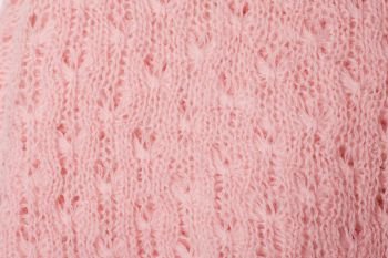 Handmade Pink woollen Knitting background