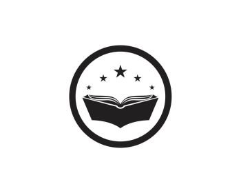 Book reading logo and symbols template icons 