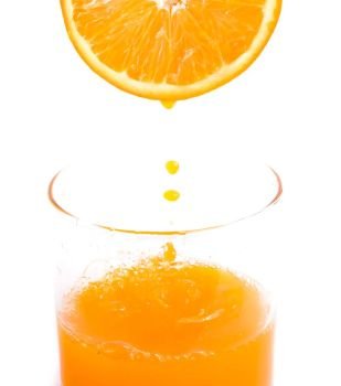 Freshly Squeezed Orange Meaning Tropical Fruit And Citrus