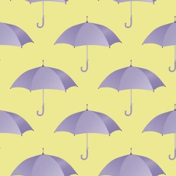 Ultra violet umbrella seamless pattern. Vector illustration.
