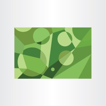 abstract green geometric background vector 