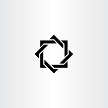 black star vector icon business symbol