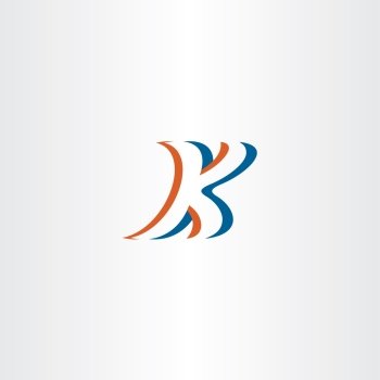 stylized k vector logo icon letter logotype