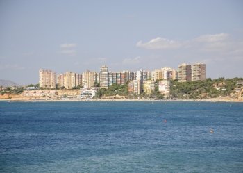 High rise ocean view properties. Campoamor, Costa Calida, Spain