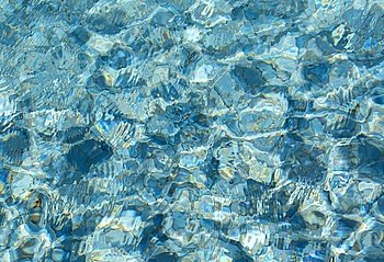 Blurred abstract background of wavy water in swimming pool 