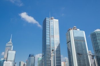 Building in Hong Kong city, China