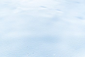 Snow background - Close-up image with the surface of a snow layer, with great details and perfect as a winter background.