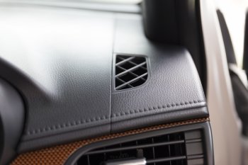 vent of air conditioner inside of new car