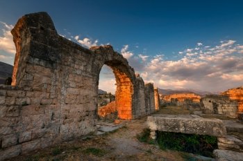 Ruins of Ancient Roman Salona (Solin) near Split, Dalamatia, Croatia