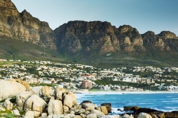 Camps Bay in Cape Town, South Africa