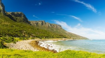 Coastline along the Chapman's Peak Drive near Cape Town in South Africa, Africa
