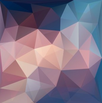 Colorful Polygon abstract background. Vector. 