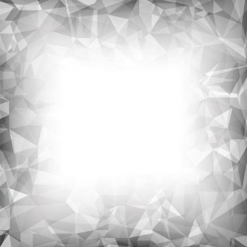Grey Polygonal Background. Grey Polygonal Background. Gray Crystal Triangle Pattern
