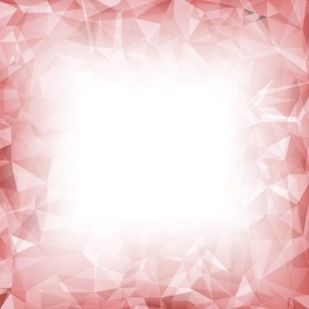 Red Polygonal Background.. Red Polygonal Background. Red Crystal Triangle Pattern