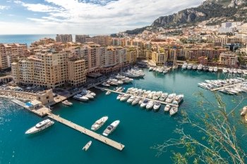 Fontvieille Monaco Harbor Monte carlo