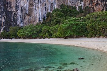 View of koh hong island krabi,Thailand, Tropical beach scenery