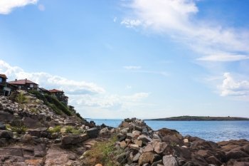 Sozopol in Bulgaria on the Black Sea. It is located a few small peninsula. The city is divided into Old and New Town and is a favorite destination of tourists from around the world.
