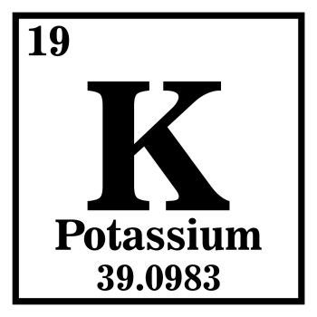 Potassium Periodic Table of the Elements Vector illustration eps 10.. Potassium Periodic Table of the Elements Vector illustration eps 10