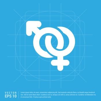 Male and female symbols Gender Icon
