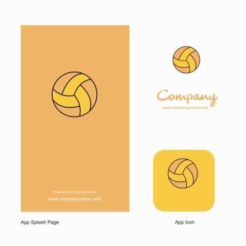 Basketball  Company Logo App Icon and Splash Page Design. Creative Business App Design Elements