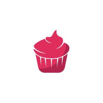 Cupcake vector icon illustration design 