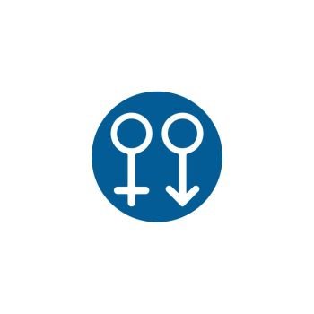 Male,Female symbol vector icon illustration design 
