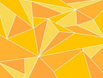 Abstract yellow polygon artistic geometric with white line background
