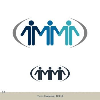 Friendship, Teamwork Icon Vector Logo Template Illustration Design. Vector EPS 10.