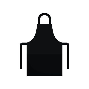Work apron icon. Flat illustration of work apron vector icon for web isolated on white. Work apron icon, flat style