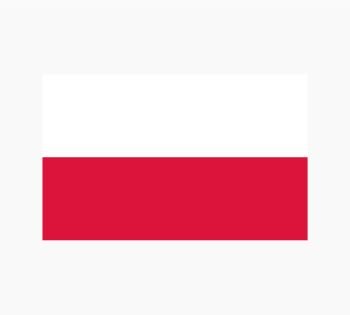 Poland Flag Vector Illustration