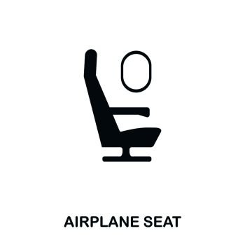 Airplane Seat icon. Line style icon design. UI. Illustration of airplane seat icon. Pictogram isolated on white. Ready to use in web design, apps, software, print. Airplane Seat icon. Line style icon design. UI. Illustration of airplane seat icon. Pictogram isolated on white. Ready to use in web design, apps, software, print.