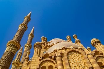Al Mustafa mosque in Sharm El Sheikh, Sinai, Egypt