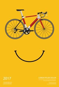 Cycling Poster Vector Illustration