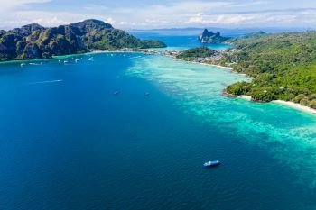 seascape and phi phi island kra bi Thailand amazing hi season summer holiday to travel