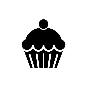 food icon : cupcake design trendy