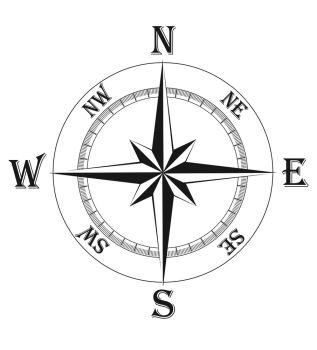 ancient wind rose vector illustration isolated on white background