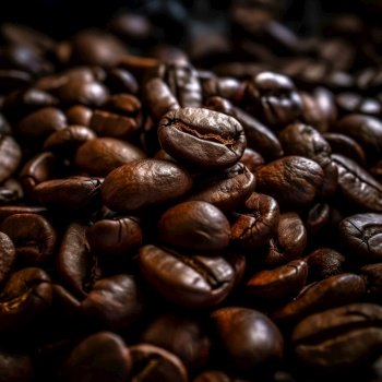 Fragrant coffee beans